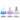 Nutricair™ Soft Silicone Teats, all variants, blue, purple, and white.