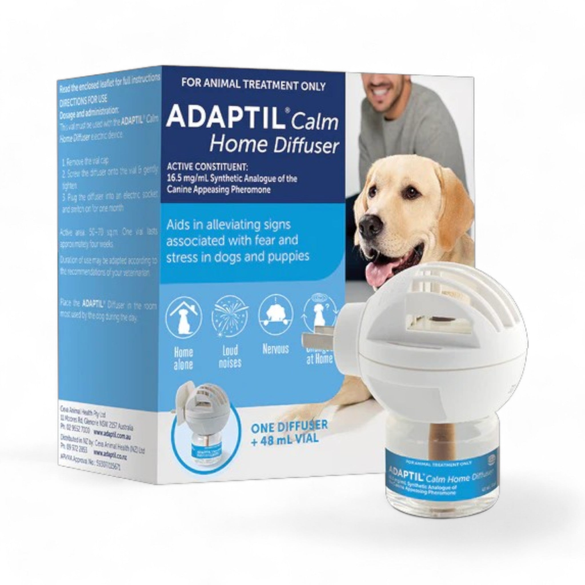 Adaptil Calm Diffuser for Dogs | Calming Pheromones for Stress Relief ...