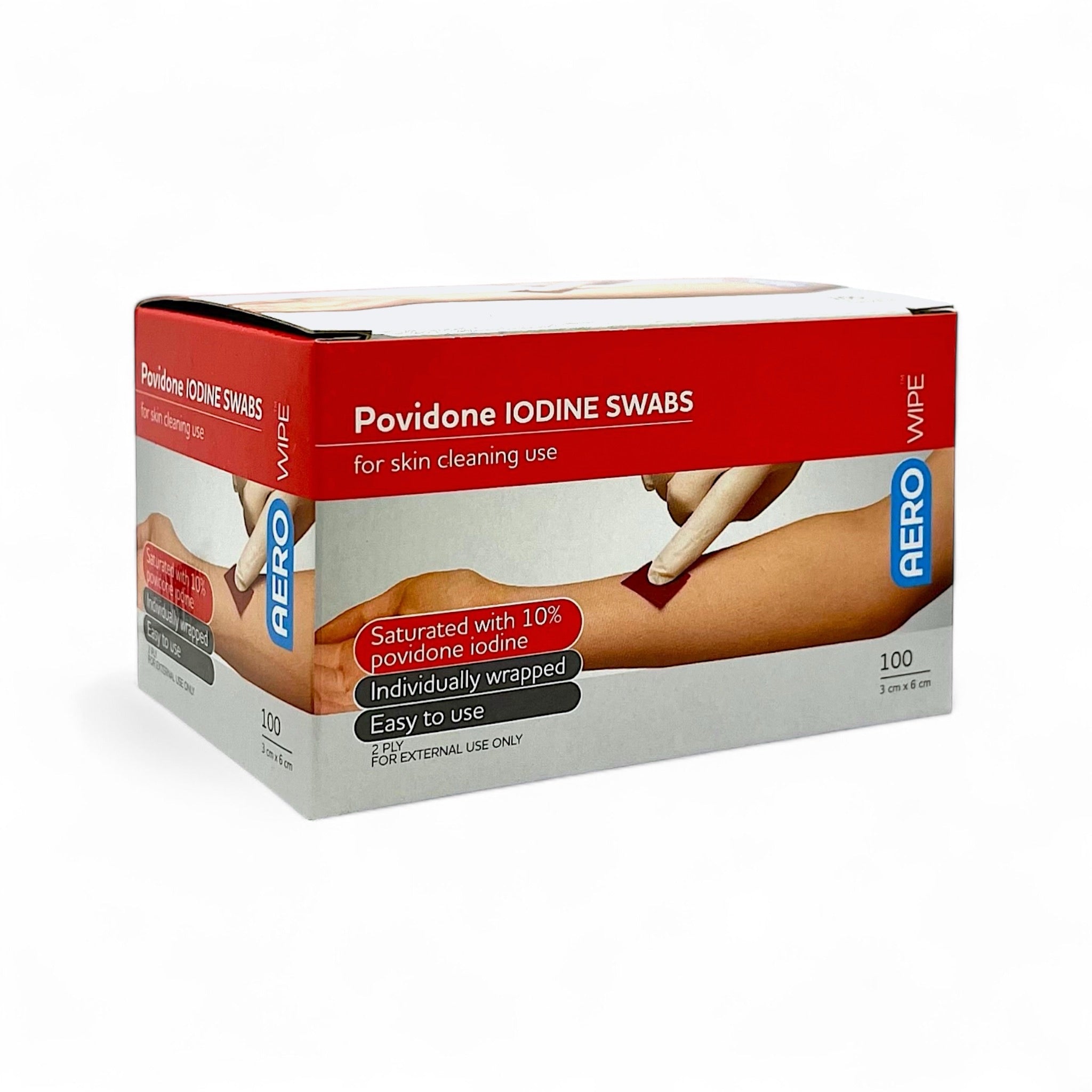 Povidone-Iodine Prep Pads Antiseptic Wipes for Wound Care