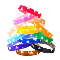 LOVE HEARTS ID Bands by Wagging Tailz