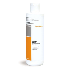 Zoff adhesive remover liquid in bottle