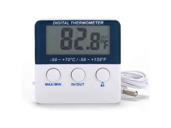 Probe thermometer with alarm
